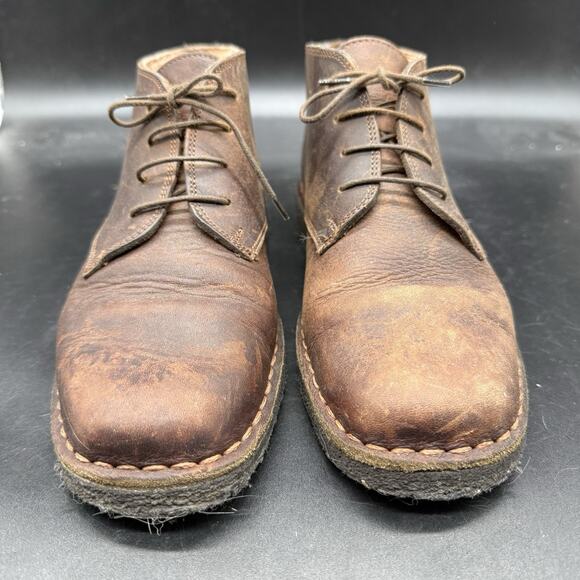 Timberland Earthkeepers Brown Leather Chukka Boots Mens Size 8M Distressed main image 4